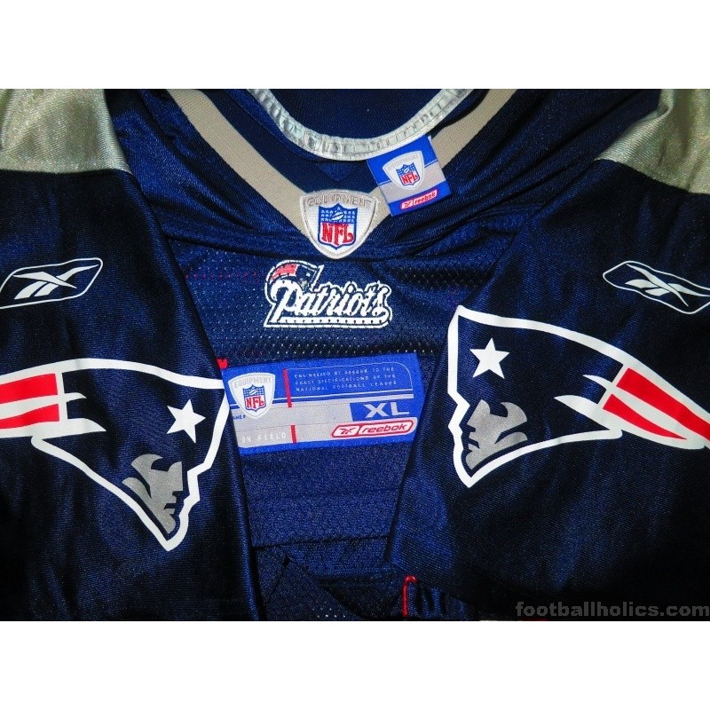 2002-11 New England Patriots Brady 12 Home Jersey