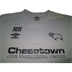 2016-17 Derby County Staff Worn 'RM' Training Shirt Shirt