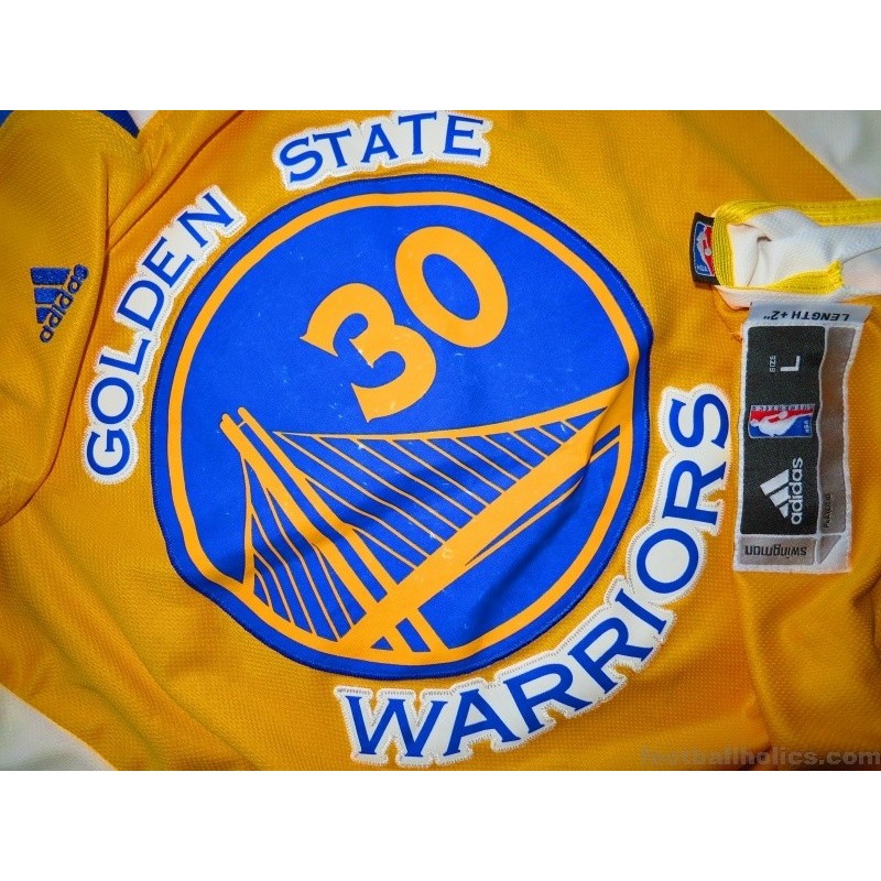 2014-17 GOLDEN STATE WARRIORS CURRY #30 ADIDAS JERSEY (AWAY) XXS - Classic  American Sports