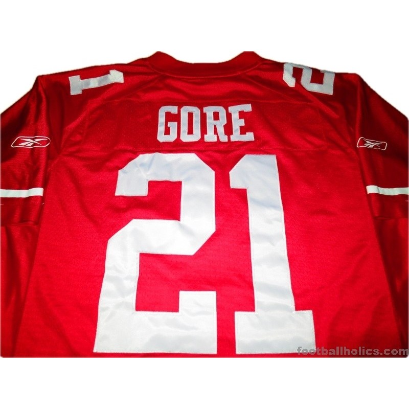 2009-11 San Francisco 49ers Gore 21 Home Jersey