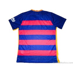 2015-16 FC Barcelona Player Issue Home Shirt