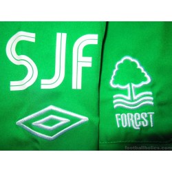 2010-11 Nottingham Forest Staff Worn 'SJF' Training Jacket