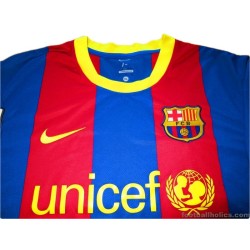 2010-11 FC Barcelona Home Shirt