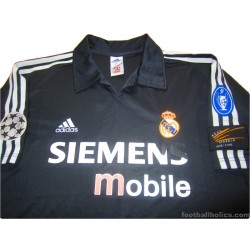 2002-03 Real Madrid Centenary Champions League Away Shirt