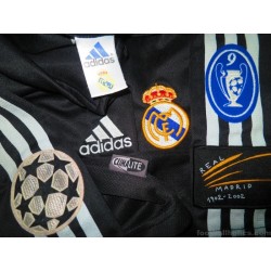 2002-03 Real Madrid Centenary Champions League Away Shirt