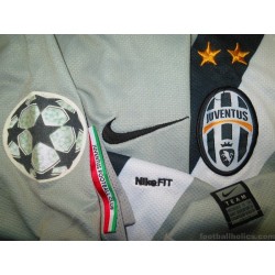 2009-10 Juventus Amauri 11 Champions League Away Shirt