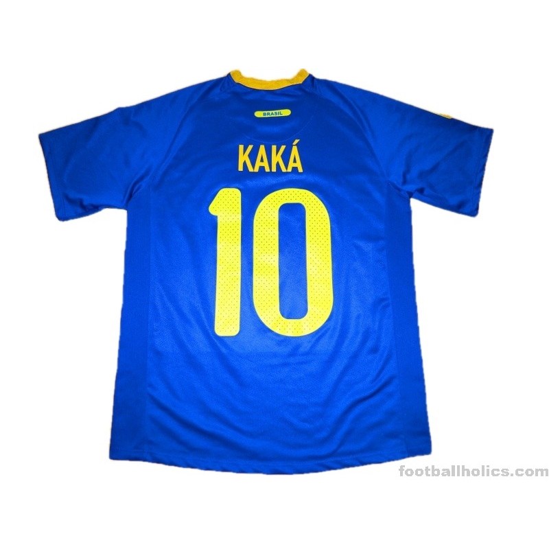 2010-11 Brazil Home Shirt Kaká #10 (Excellent - 8/10)