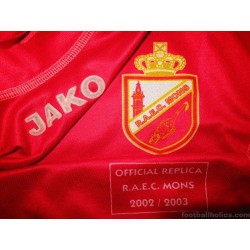 2002-03 RAEC Mons Home Shirt