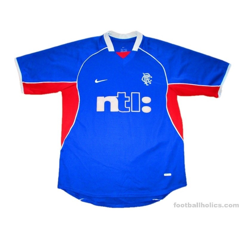 2001/02 Glasgow Rangers Away Football Shirt / Old Nike Vintage Jersey