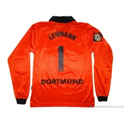 2001-02 Borussia Dortmund Lehmann 1 Goalkeeper Shirt