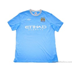 2009-10 Manchester City Tevez 32 Home Shirt