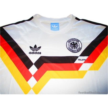 West Germany Adidas 1990 World Cup Jersey Shirt Deutschland Trikot L