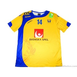 2016-17 Sweden Match Worn No.14 Home Shirt