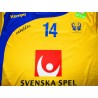 2016-17 Sweden Match Worn No.14 Home Shirt