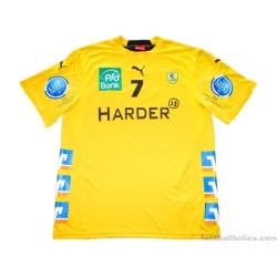 2007-08 Rhein Neckar Lowen Match Worn Harbok 7 Home Shirt