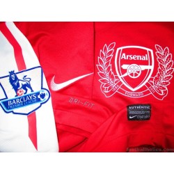 2011-12 Arsenal '125th Anniversary' Wilshere 19 Home Shirt