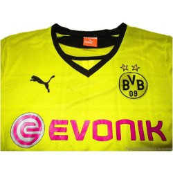 2013-14 Borussia Dortmund Mkhitaryan 10 Home Shirt