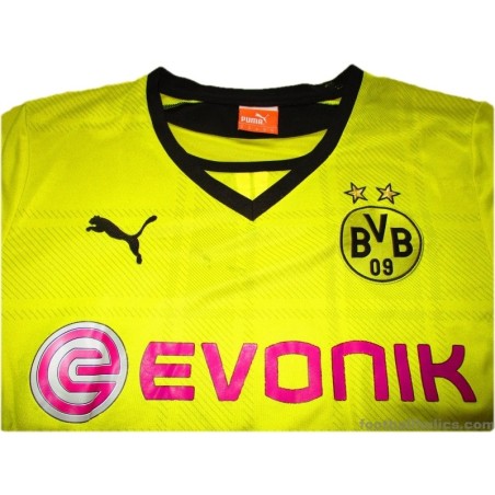 2013-14 Borussia Dortmund Mkhitaryan 10 Home Shirt