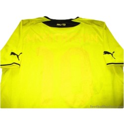 2013-14 Borussia Dortmund Mkhitaryan 10 Home Shirt