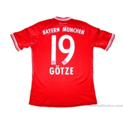 2013-14 Bayern Munich Gotze 19 Home Shirt
