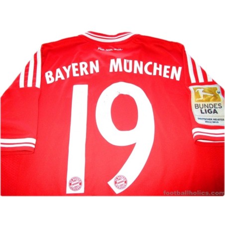 2013-14 Bayern Munich Gotze 19 Home Shirt
