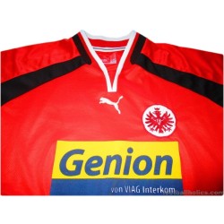 2000-01 Eintracht Frankfurt Weber 7 Home Shirt