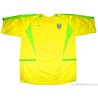 2002-04 Brazil Player Issue Home Shirt