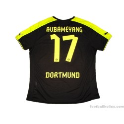 2013-14 Borussia Dortmund Aubameyang 17 Away Shirt