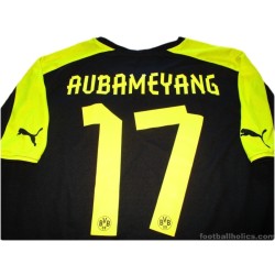 2013-14 Borussia Dortmund Aubameyang 17 Away Shirt