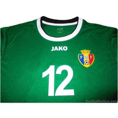 2014-15 Moldova Match Issue No.12 Goalkeeper Shirt