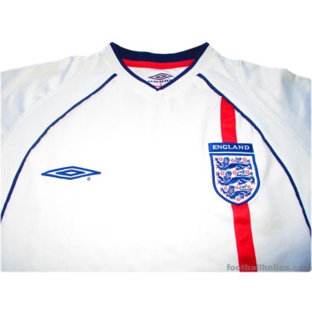 2001-03 England Umbro Home Shirt