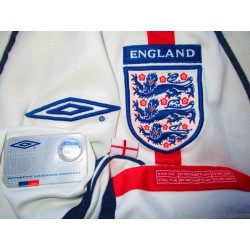 2001-03 England Umbro Home Shirt