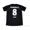 2013-15 Borussia Monchengladbach Handball Match Worn Mann 8 Home Shirt