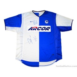 2001-02 Hertha Berlin Signed Home Shirt