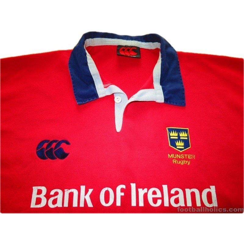 2002-03 Munster Rugby Player Issue Home Shirt