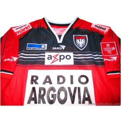 2001-02 FC Aarau Match Worn No.24 Home Shirt