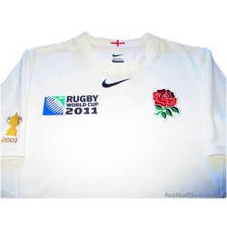 2011 England 'World Cup' Pro Home Shirt