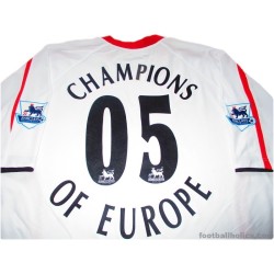 2005-06 Liverpool 'Champions of Europe 05' Away Shirt