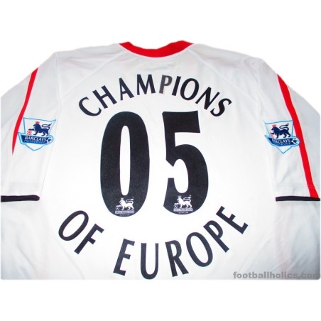 2005-06 Liverpool 'Champions of Europe 05' Away Shirt