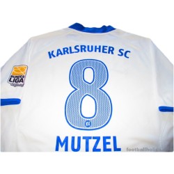 2009-10 Karlsruhe Player Issue Mutzel 8 Away Shirt