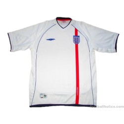 2001-03 England Home Shirt