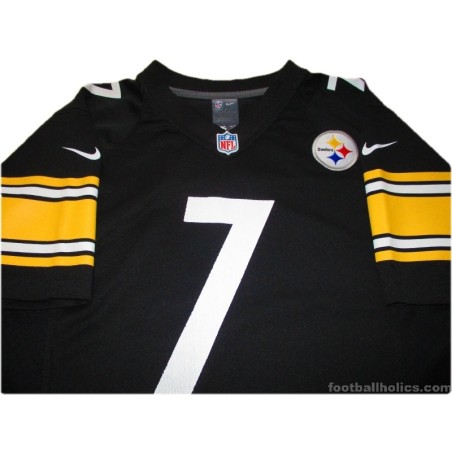 Pittsburgh Steelers Nike Youth #7 Ben Roethlisberger Replica Color Rush  Jersey