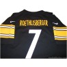 2012-18 Pittsburgh Steelers Roethlisberger 7 Home Jersey