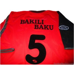 2003-05 Bakili Baku Match Worn No.5 Away Shirt