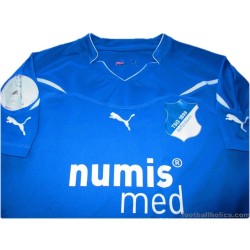 2010-11 TSG Hoffenheim Match Worn Pankratz 21 Home Shirt