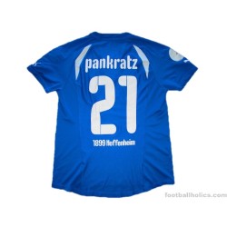 2010-11 TSG Hoffenheim Match Worn Pankratz 21 Home Shirt