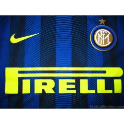2016-17 Inter Milan Player Issue Home Shirt