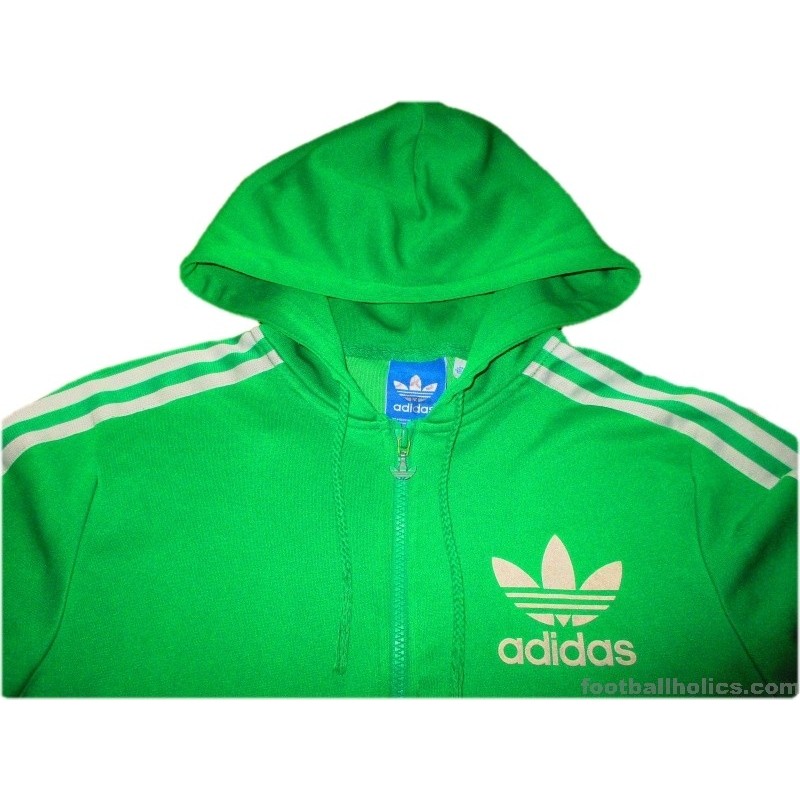 Adidas green hoodie original deals