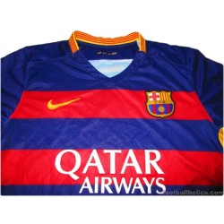 2015-16 FC Barcelona Home Shirt