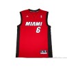 2010-14 Miami Heat LeBron James 6 Alternate Jersey